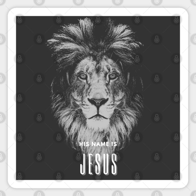 The Lion of Judah is Jesus V4 Sticker by Family journey with God